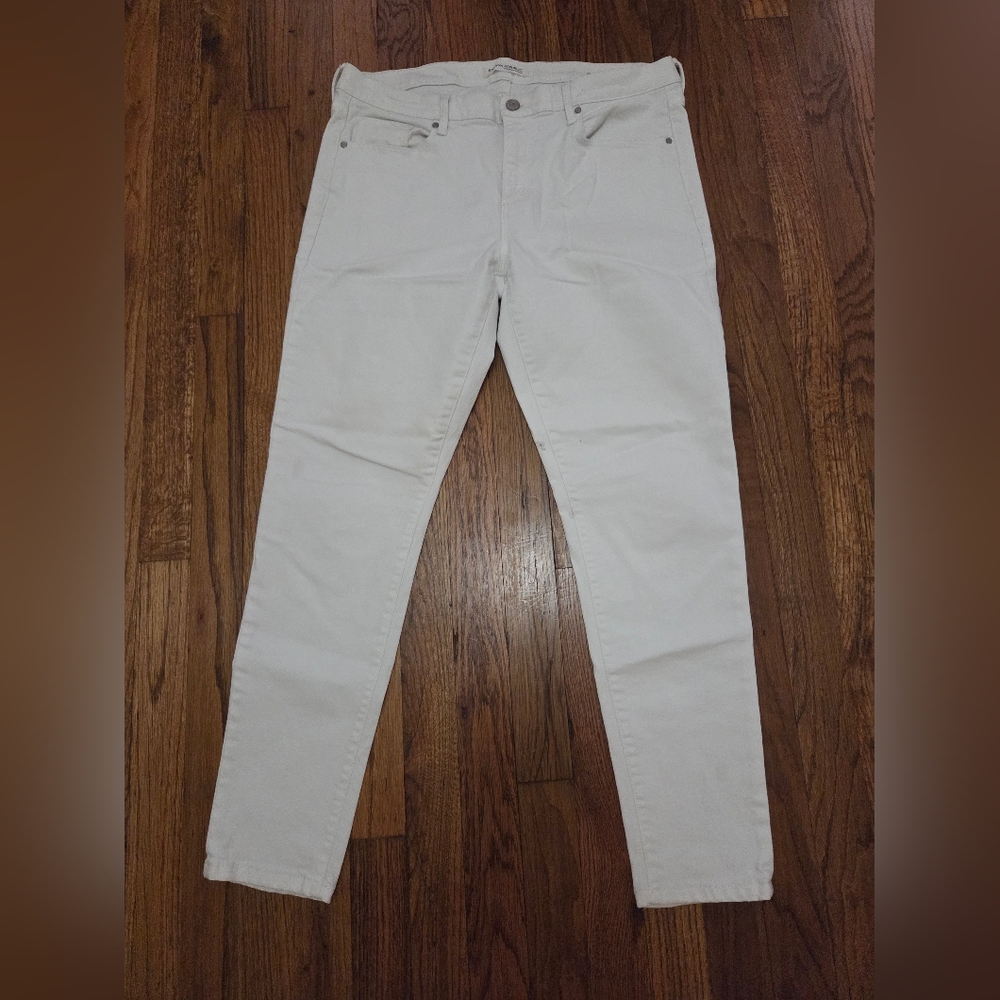 Banana Republic White Skinny Jeans Size 31P